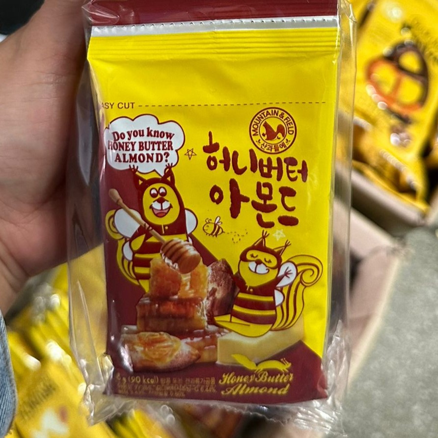 【現貨】韓國直送-MOUNTAIN & FIELD蜂蜜牛油果仁10g x 10包