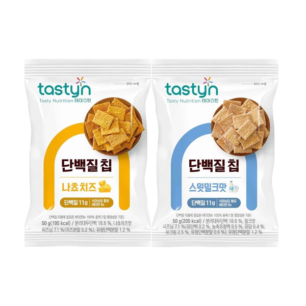 【韓國COSTCO直送】Tastyn Protein Chip 蛋白質脆片50g x 12包