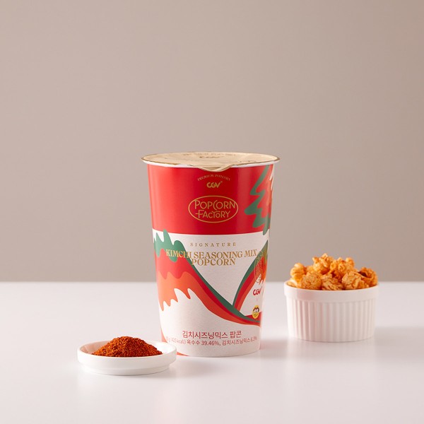 【韓國COSTCO直送】CGV Signature Kimchi Popcorn 泡菜味爆谷80g x 4杯
