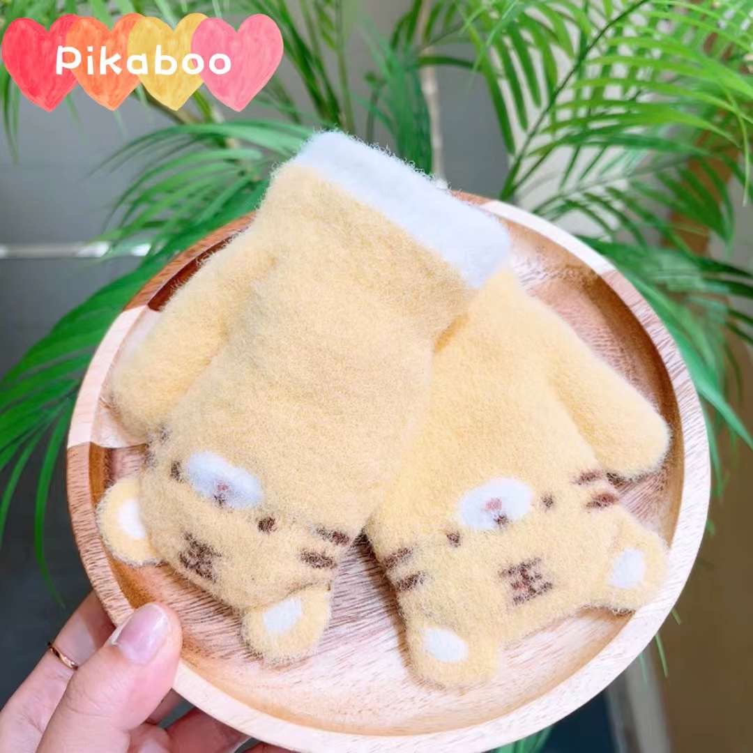 PIKABOO 可愛小老虎保暖手套 (1~5歲) (6色)