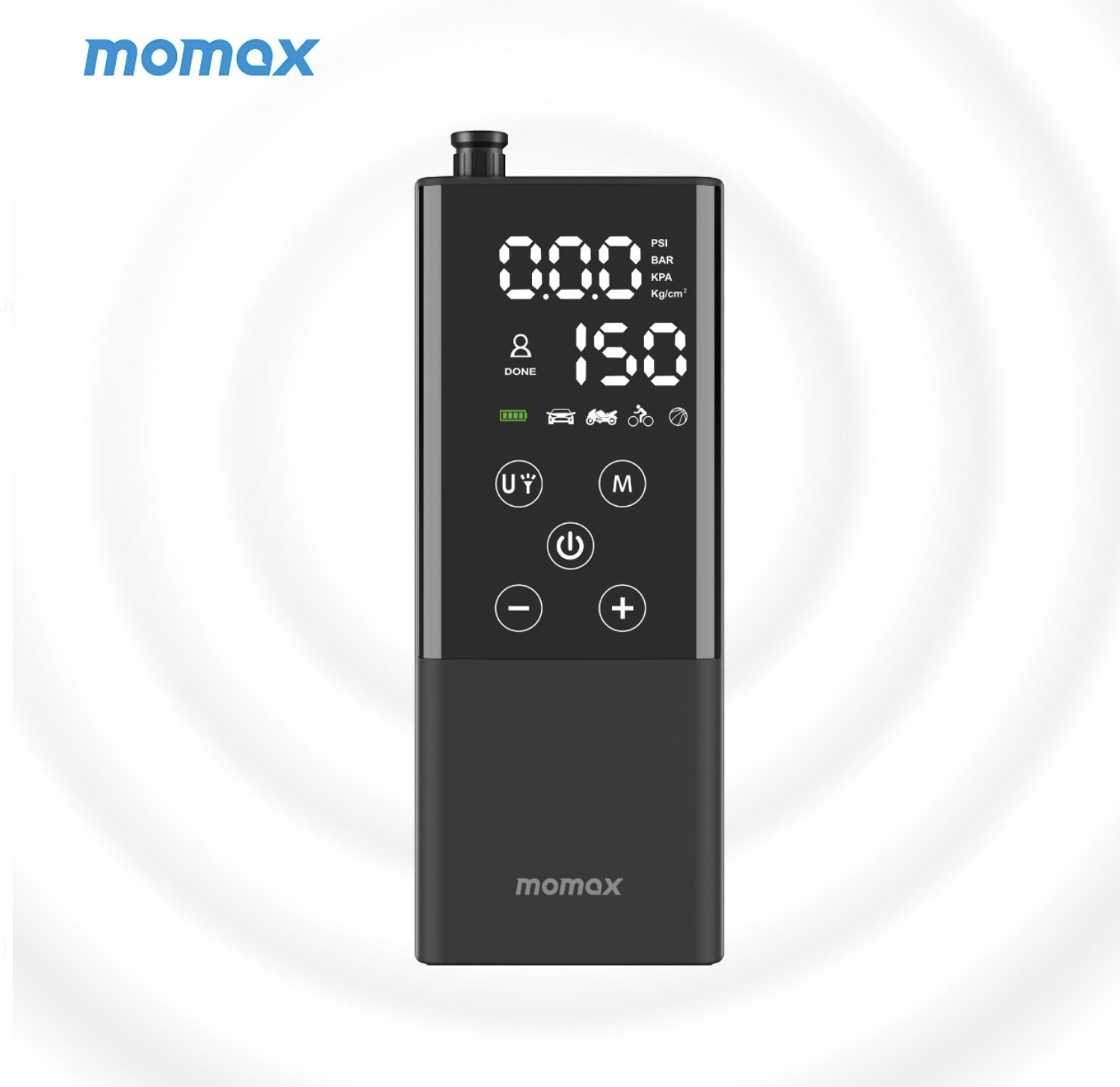 MOMAX CR1多功能便攜充氣泵