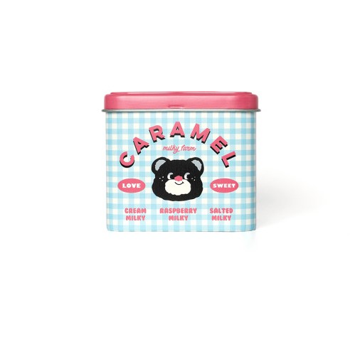 KNOTTED Check Milky Farm Tin Case Caramel Handmade | 手工制作  | 焦糖牛奶糖  | 一盒三個口味