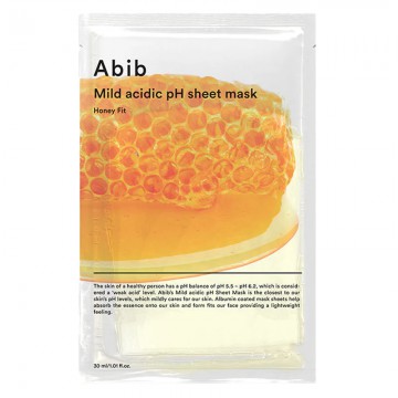 |訂單小禮物|韓國 ABIB 弱酸性蜂蜜面膜 Mild acidic pH sheet mask (1片)|貼有GIFT貼紙