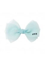 韓國EMIS - 22SS CHECK RIBBON PIN-LIGHT BLUE