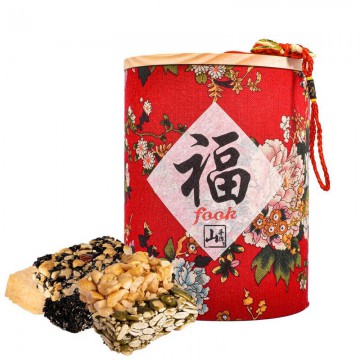 山手作五福臨門 (400克) 花生酥 | 黑芝麻酥 | 黑芝麻花生酥 南瓜籽仁酥 | 椰蓉酥