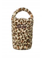 韓國EMIS - LEOPARD FUR MINI BAG-BEIGE LEOPARD