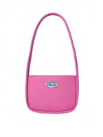 韓國EMIS - MINI WAPPEN SUEDE SHOULDER BAG-PINK