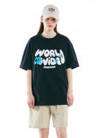 韓國CODEGRAPHY - WORLDWIDE SHORT T-SHIRT_navy