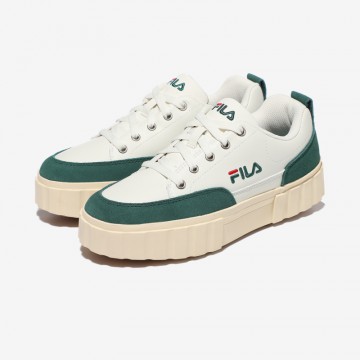 韓國FILA SAND BLAST ROW SUEDE餅乾鞋 (綠色)