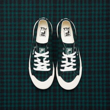 韓國FILA CLASSIC KICKS B v2 TARTAN (綠色格仔)