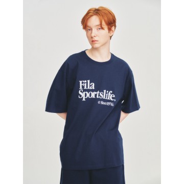 韓國FILA - Sportslife Short Sleeve T-shirt (INK NAVY)