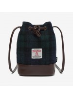韓國FILA x Harris Tweed Bucket Bag (深海軍藍色)