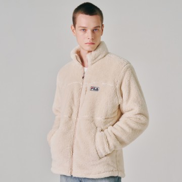 韓國FILA Uni Stan Neck Silky Boa Fleece (Cream)