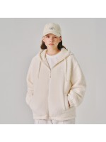韓國FILA Women Basic Hoodie Boa Fleece (Cream)