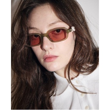 韓國 Mardi Mercredi - [預購17/06依序出貨] SQUARE SUNGLASSES M.O-002_KHAKI