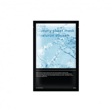 |訂單小禮物|韓國 ABIB 透明質酸沁潤面膜 Gummy sheet mask Hyaluron sticker (1片)|貼有GIFT貼紙