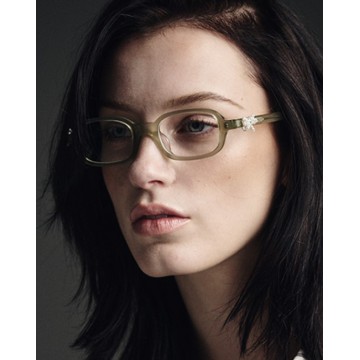 韓國 Mardi Mercredi - [預購17/06依序出貨] SQUARE GLASSES M.O-002_KHAKI