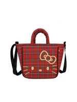 Sanrio Hello Kitty x ROOTOTE 格仔紋兩用袋 Baby Roo | 紅色 RED