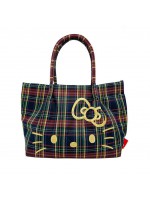 Sanrio Hello Kitty x ROOTOTE DELI 格仔紋手袋 | 海軍藍色 NAVY