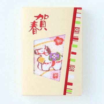 【日本直送】白馬梅花款 新年毛巾 (2026馬年限定)