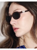 韓國 Mardi Mercredi - [預購17/06依序出貨] ROUND SUNGLASSES M.O-001_CHOCOLATE