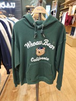 韓國直送 WHO.A.U - Steve Campus Patch Hoodie(Brushed)