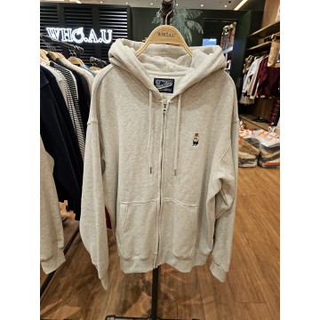 韓國直送 WHO.A.U - Steve Hood Zip-up(Brushed)[B]