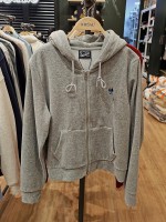 韓國直送 WHO.A.U - Steve Velour Hood Zip-up[B]