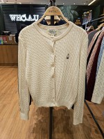 韓國直送 WHO.A.U - Steve High Gauge Wool Cable Cardigan
