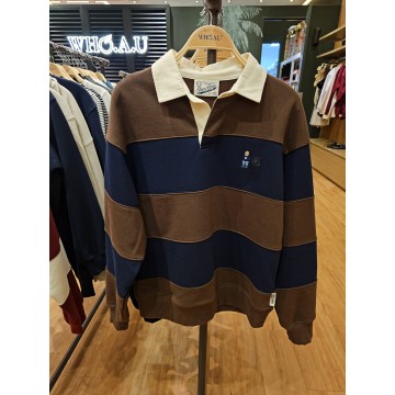 韓國直送 WHO.A.U - Steve Rugby Sweatshirt[B]