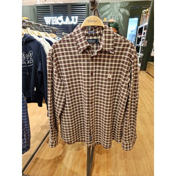 韓國直送 WHO.A.U - Steve Vintage Check Shirts (U)