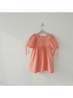 MOMOANN S/S 2022 韓國童裝連身裙 (Orange)