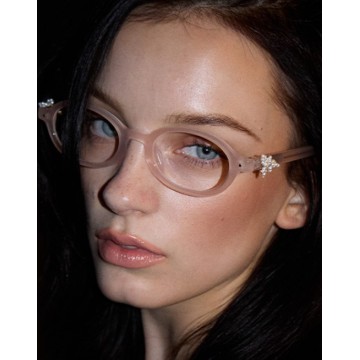 韓國 Mardi Mercredi - [預購17/06依序出貨] ROUND GLASSES M.O-001_PINK