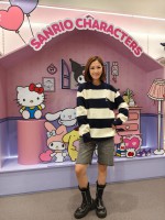 韓國直送 SPAO - (Woody) Haji Stripe Sweater (NAVY)