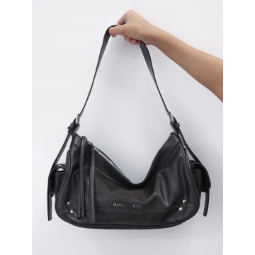 韓國直送 MTK - RIVET POINT QUAD SHOULDER BAG IN BLACK 