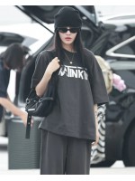韓國直送 MTK - FABRIC ARC HOBO BAG IN BLACK (韓星 Aespa NingNing 同款系列)