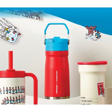 韓國 STARBUCKS X WHERE'S WALLY 聖誕系列 - STANLEY ALDERAN 冷飲杯 503mL
