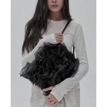 韓國 KWANI - Bliss Bag Sheer Black