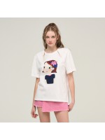 【韓國限時優惠 23/03 | 10:00 截單】韓國直送YoukShimWon - Hair Point T-shirt F Leah