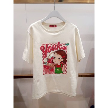 【韓國限時優惠 23/03 | 10:00 截單】韓國直送 YoukShimWon - Youk Sweet Cherry Tee