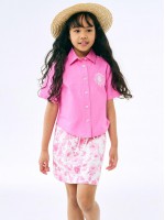 韓國MARDIMERCREDI - KIDS COTTON SHIRT HALF SLEEVE_PINK LIGHTPINK