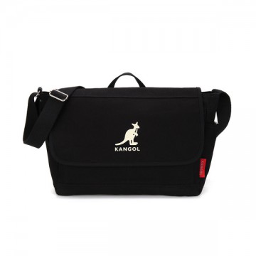 Kangol - New Canvas Messenger Bag Picnic 2065 BLACK