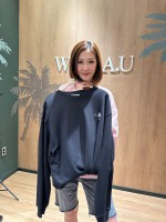 韓國直送 WHO.A.U -  Steve Sweatshirt(Brushed) (BLACK)