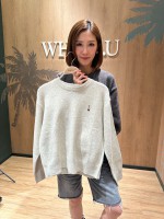 韓國直送 WHO.A.U - Steve Bokasi Pullover (OATMEAL MELANGE)
