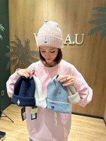 韓國直送 WHO.A.U -  Steve Essential Beanie (NAVY)