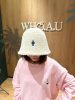 韓國直送 WHO.A.U -  Steve Dumble Bucket Hat (IVORY)