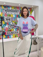 韓國直送 HANAHAII - Rainbow Short Sleeve T-shirt White