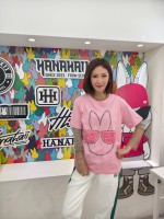 韓國直送 HANAHAII - Glasses Short Sleeve T-shirt 