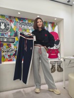 韓國直送 HANAHAII-High waist wide pants