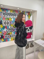 韓國直送 HANAHAII - Backpack Black